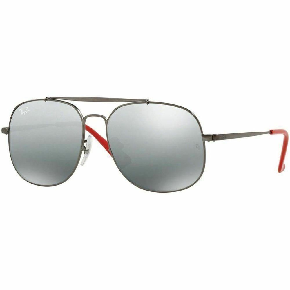 Ray Ban Aviator Sunglasses W/Grey Silver Lens